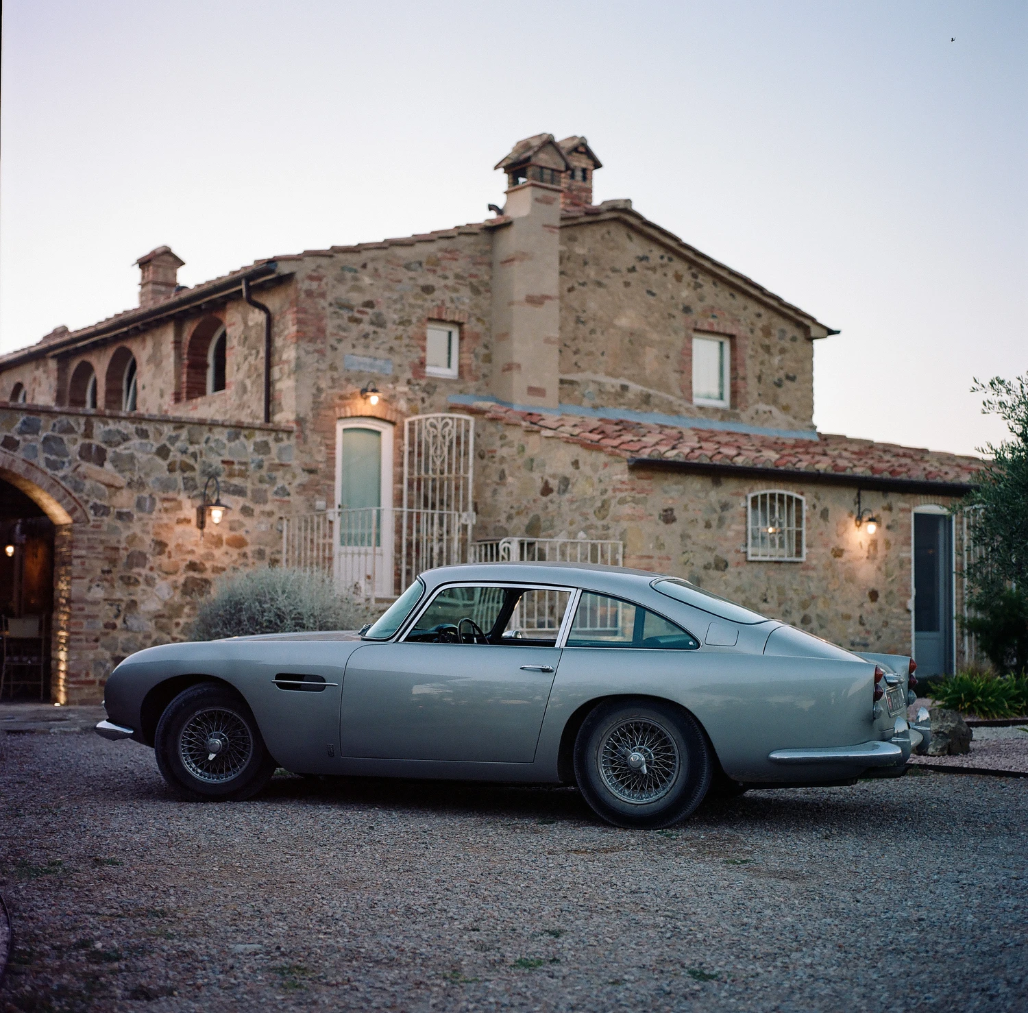 Aston Martin DB5 shot on Kodak Portra 400 with a Hasselblad 205TCC, by onroadsandcameras