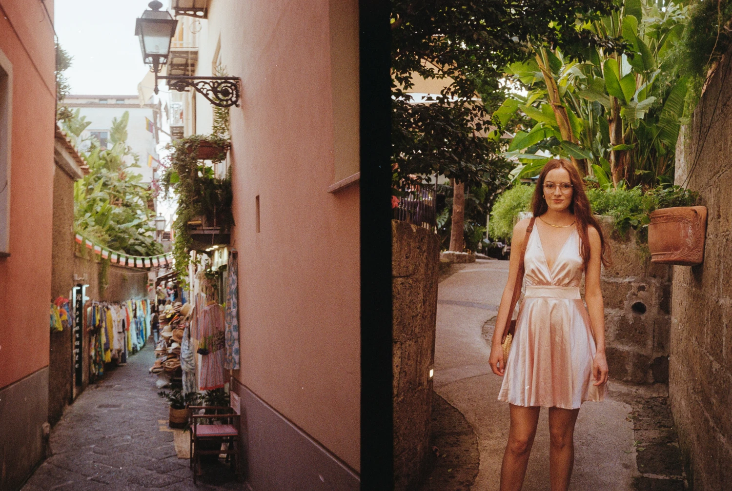 Streets of Sorrento shot on Kodak ColorPlus 200 with a Olympus Pen EE-2, by sinistierra