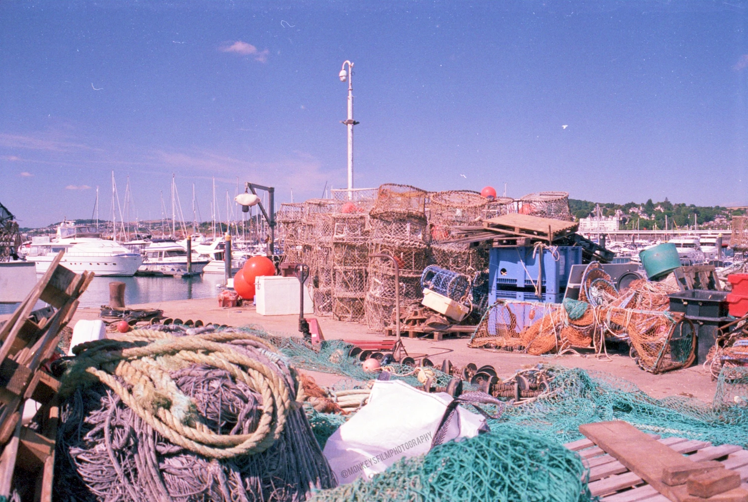 Crab crates shot on Fujifilm Superia X-TRA 400 with a Nikon F501, by Mikey M
