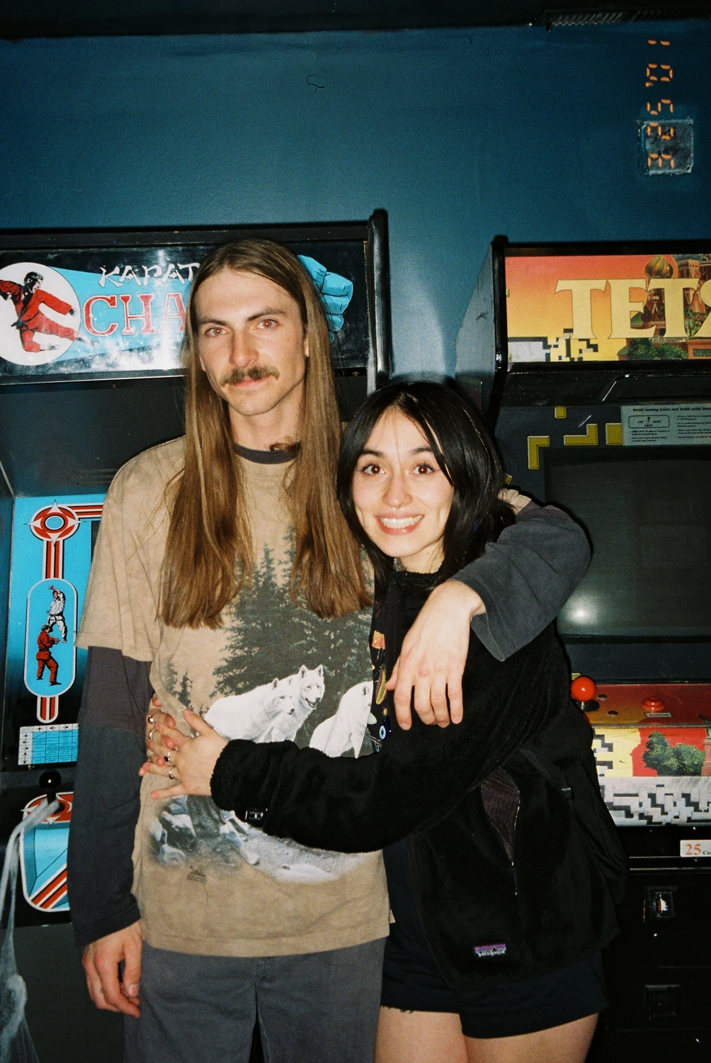Adam & Karla shot on Kodak Gold 200 with a Pentax IQZoom 115M, by spacecadetzac