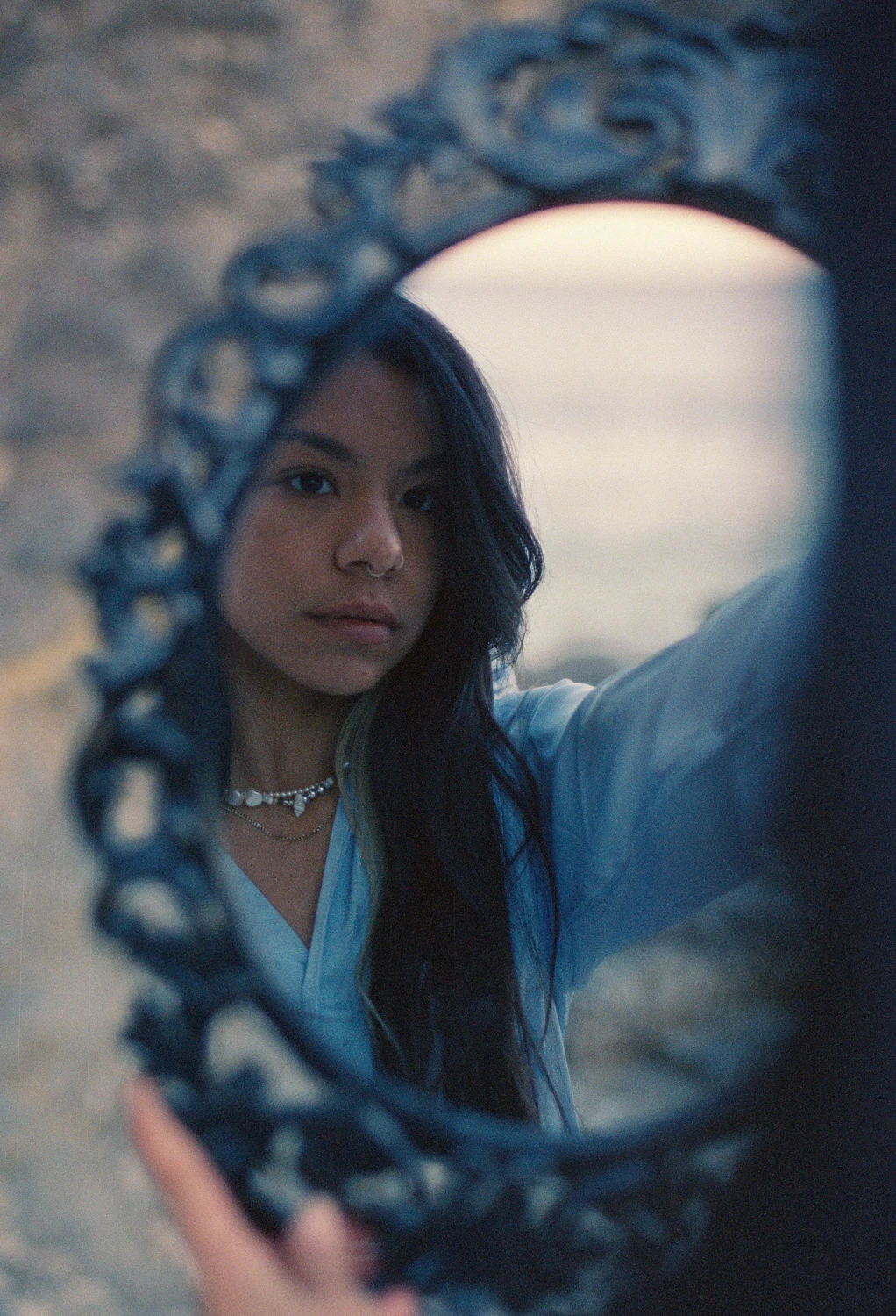 Paula shot on Cinestill 800T with a Nikon N90s, by Django