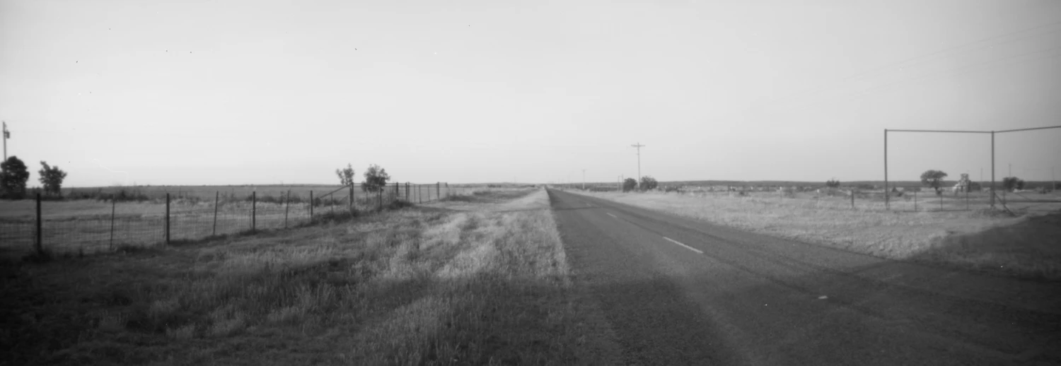 FM1739 shot on Ilford Delta 100 with a RealitySoSubtle 6x17F, by Colby Howe