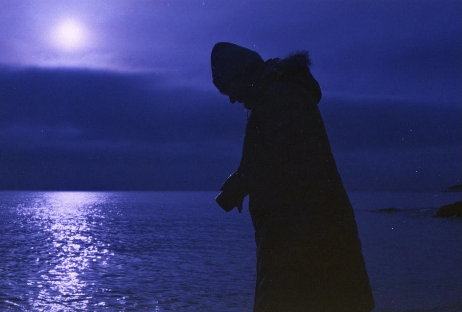 Dark and gloomy shot on Revolog 460nm 200 with a Canon AE-1, by Megs Benedict