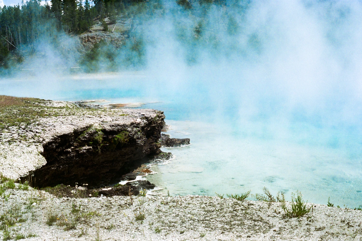 Yellowstone shot on Kodak Portra 400 with a Praktica LTL, by spacecadetzac