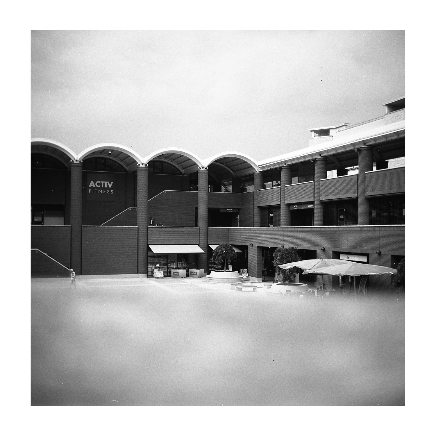Piazzale alla Valle shot on Ilford PanF Plus 50 with a Lubitel 2, by Alessandro Benevento