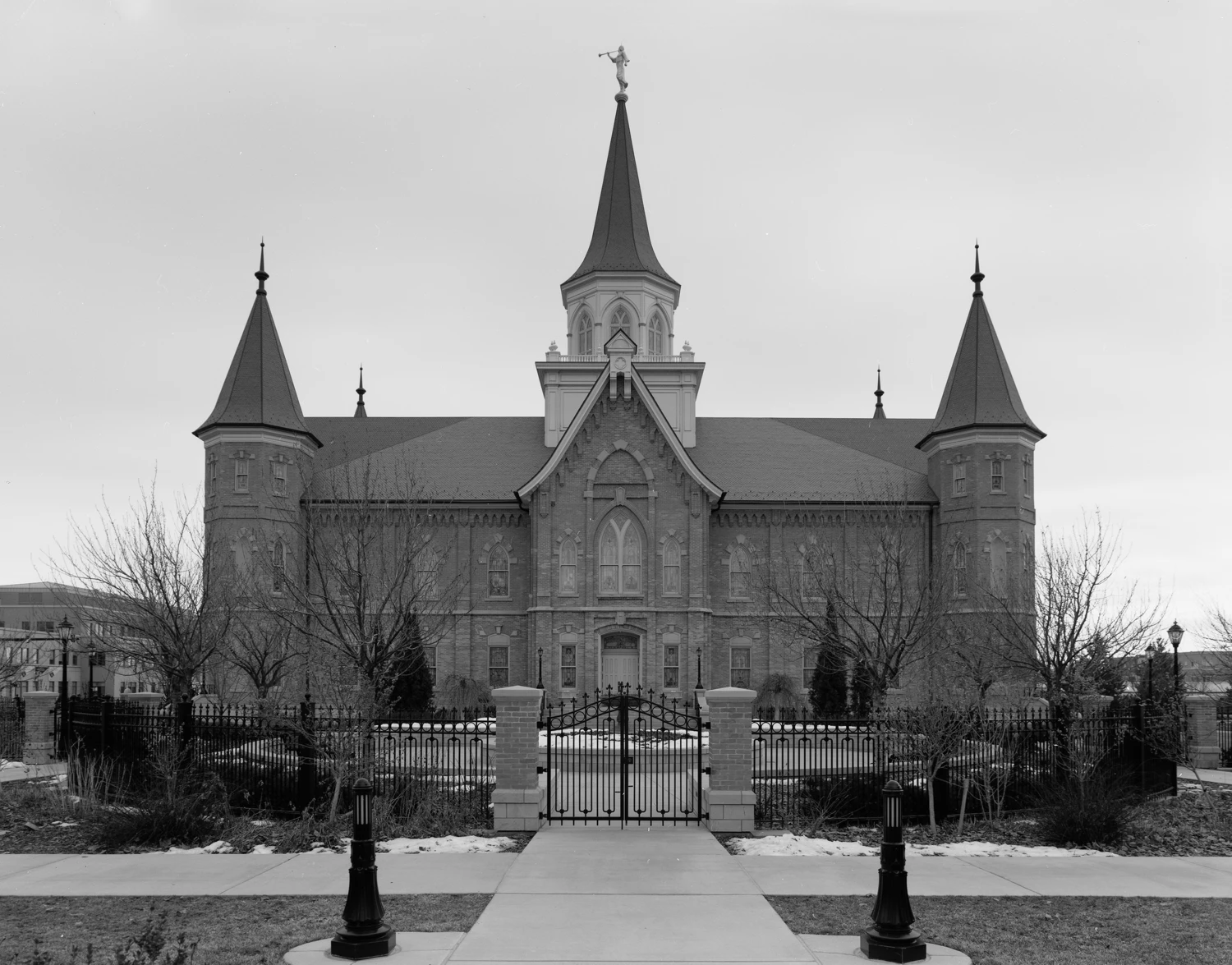 Downtown Provo, UT shot on Kodak T-Max 100 with a Cambo 4x5, developed at theFINDlab, by Spencer H